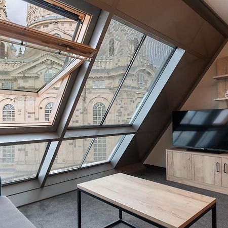 Familienapartment Mit Panoramablick Zur Frauenkirche ドレスデン エクステリア 写真
