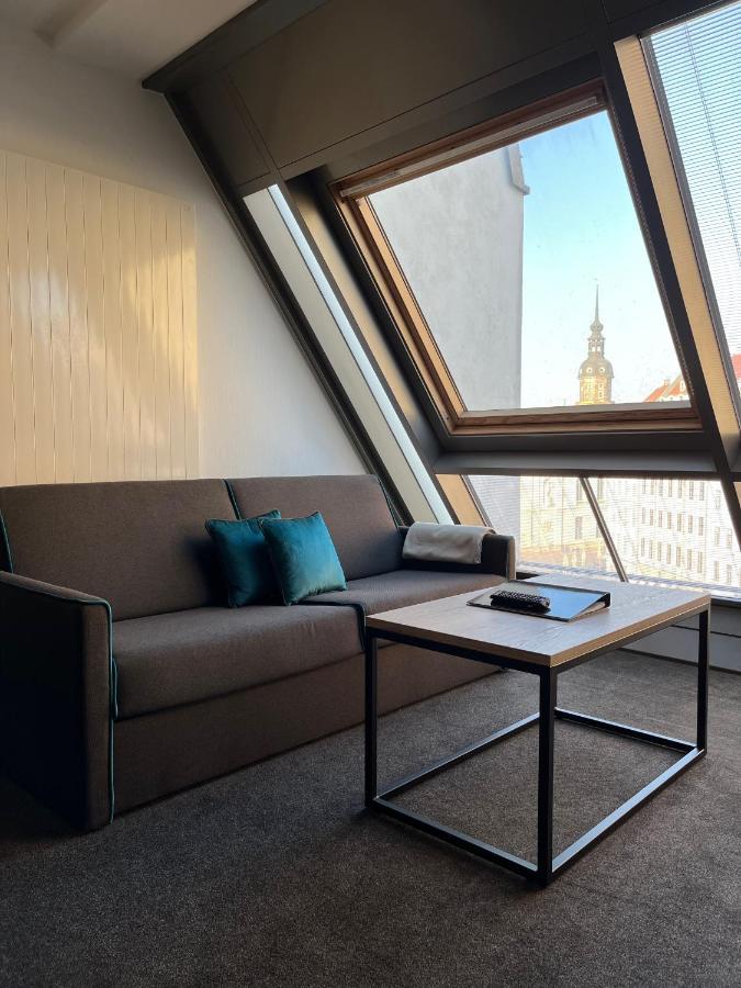 Familienapartment Mit Panoramablick Zur Frauenkirche ドレスデン エクステリア 写真